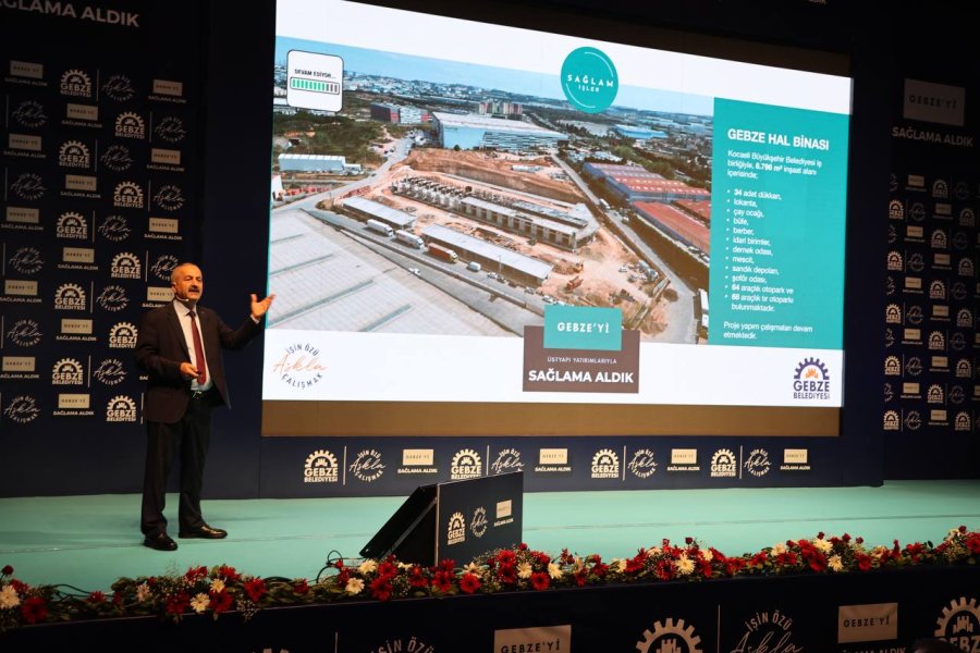 Gebze Belediyesi Hizmet ve Yatırım Dönem Toplantısında Konuşan Başkan BÜYÜKGÖZ: