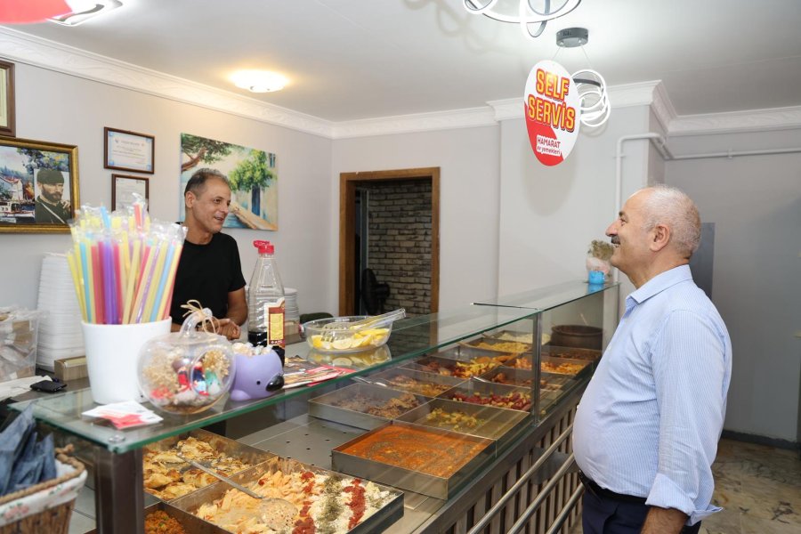 Başkan Büyükgöz’den Güzeller Mahallesi Esnafına Ziyaret