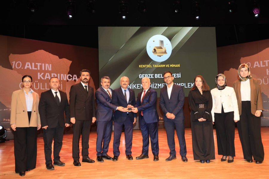 Altın Karınca Şehircilik Yarışmasında Gebze’ye Ödül