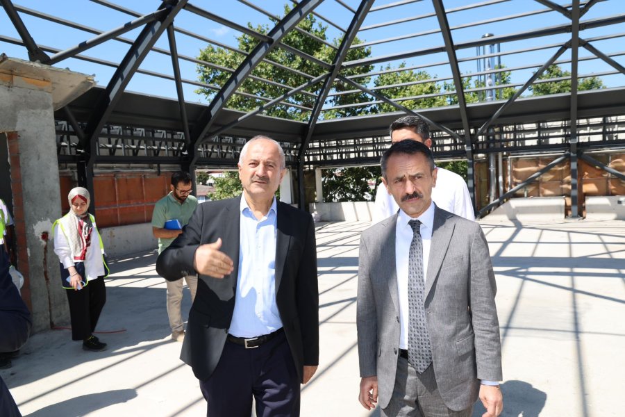 Başkan Büyükgöz Vali Aktaş’a projelerini yerinde tanıttı