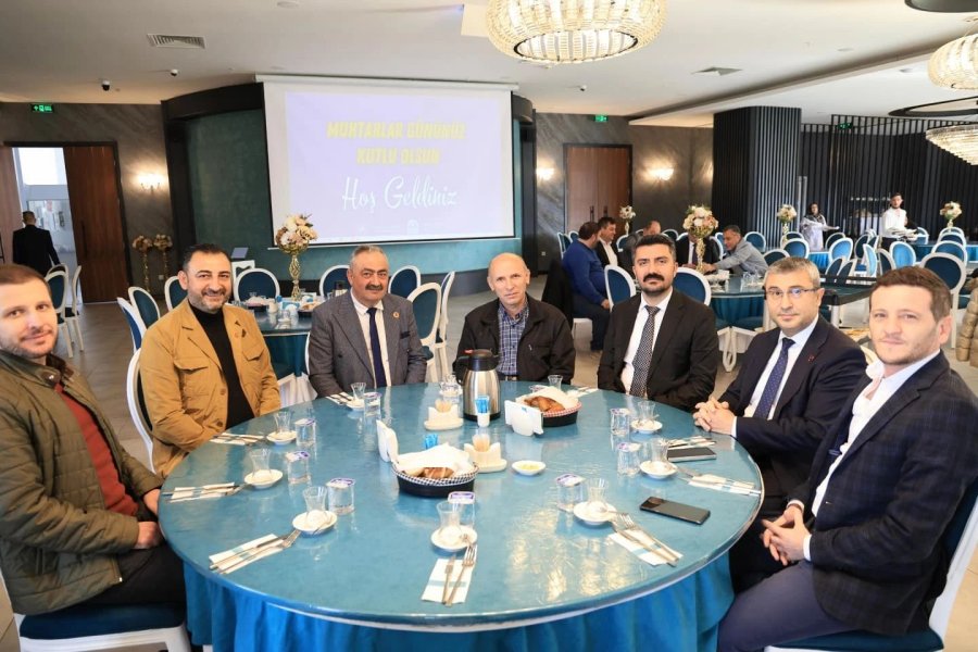 Başkan Büyükgöz  Muhtarları Ağırladı