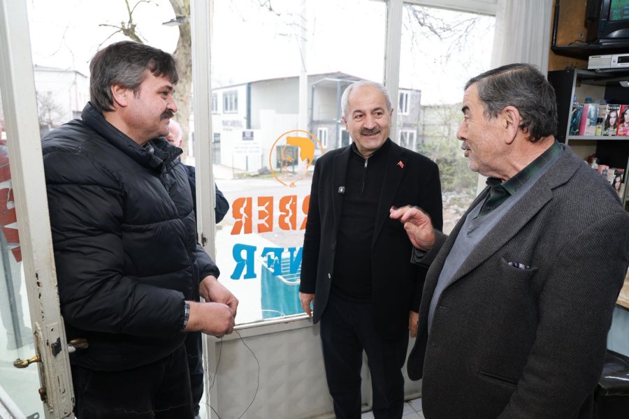 Başkan Büyükgöz Balçık Mahallesi Esnafını Ziyaret Etti