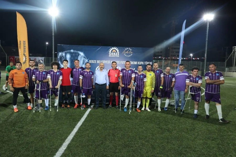 GEBZE AMPUTE TAKIMINDA 1. LİG COŞKUSU VE KUTLAMASI