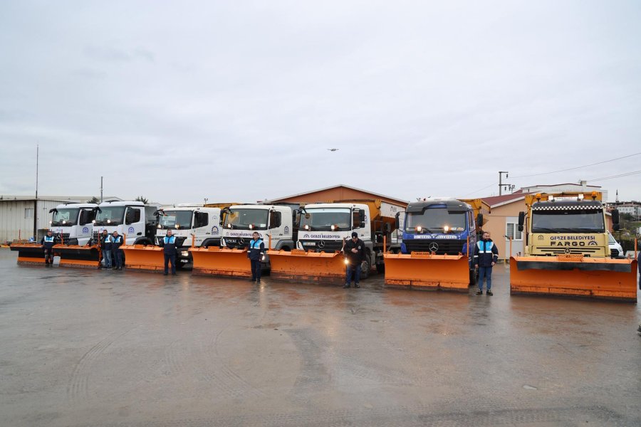 Kar Uyarısının Ardından Gebze Belediyesi Sahada