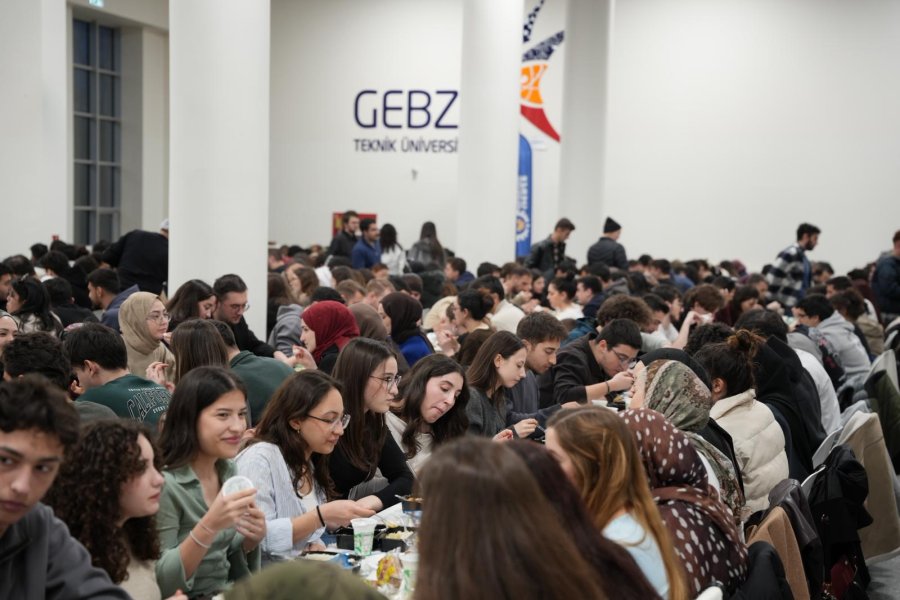 GEBZE BELEDİYESİ İFTAR SOFRASINI GEBZE TEKNİK ÜNİVERSİTESİ’NDE KURDU