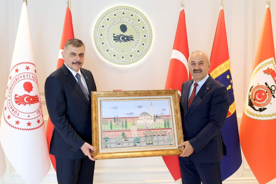 Başkan Büyükgöz’den İçişleri Bakanı Çiftçi’ye Ziyaret