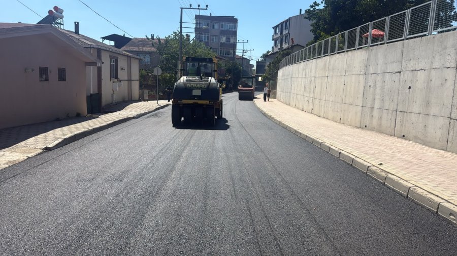 Pelitli Atatürk Caddesi’nde Asfalt Çalışması Tamamlandı