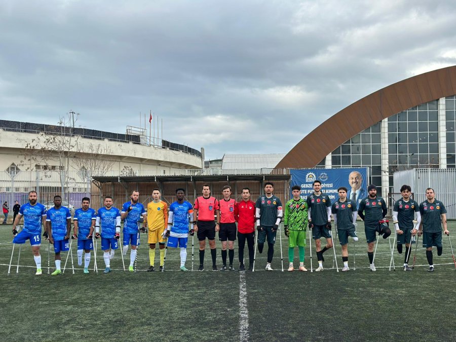 Gebze Belediyesi Ampute Futbol’dan Bir Galibiyet Daha