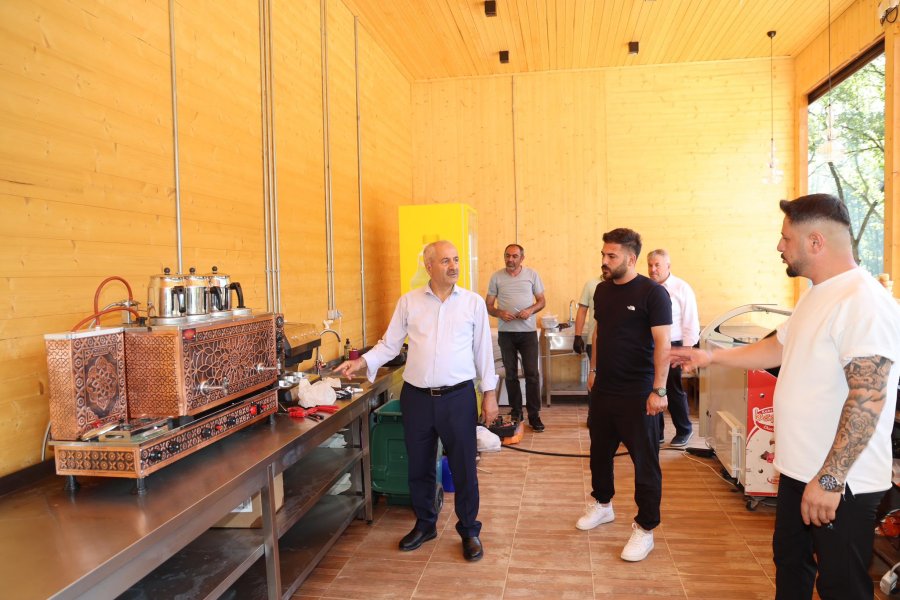 Cuma Köy Mesire Alanına “Güzide Orman Kafe” Açıldı