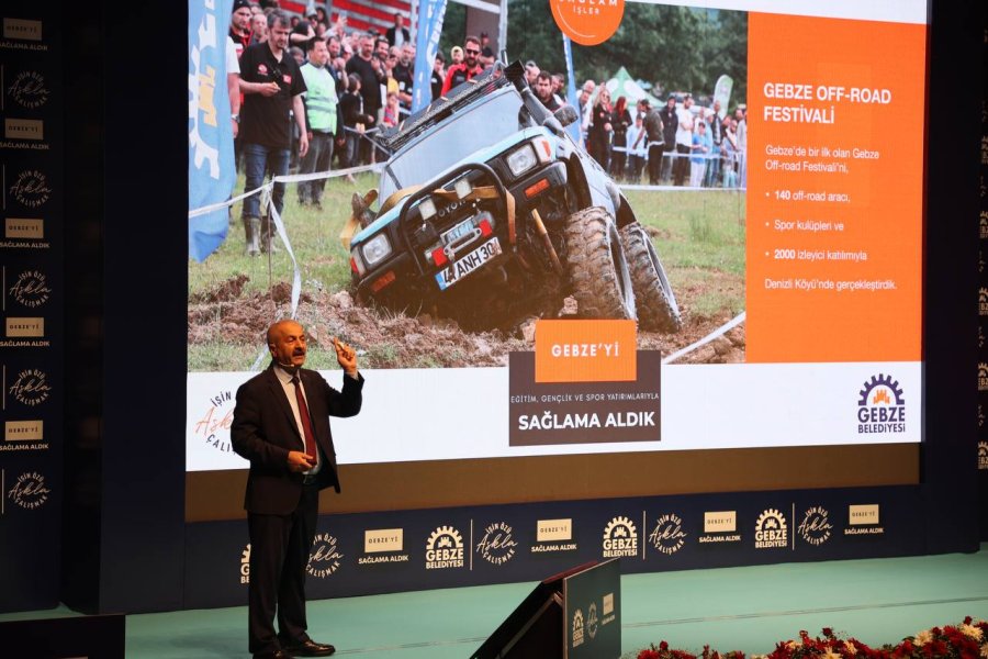 Gebze Belediyesi Hizmet ve Yatırım Dönem Toplantısında Konuşan Başkan BÜYÜKGÖZ: