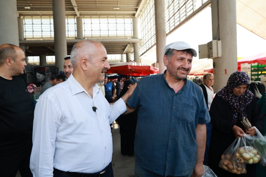 Mevlana Kapalı Pazar Yeri’nde Esnaf ve Vatandaşla Gönül Buluşması